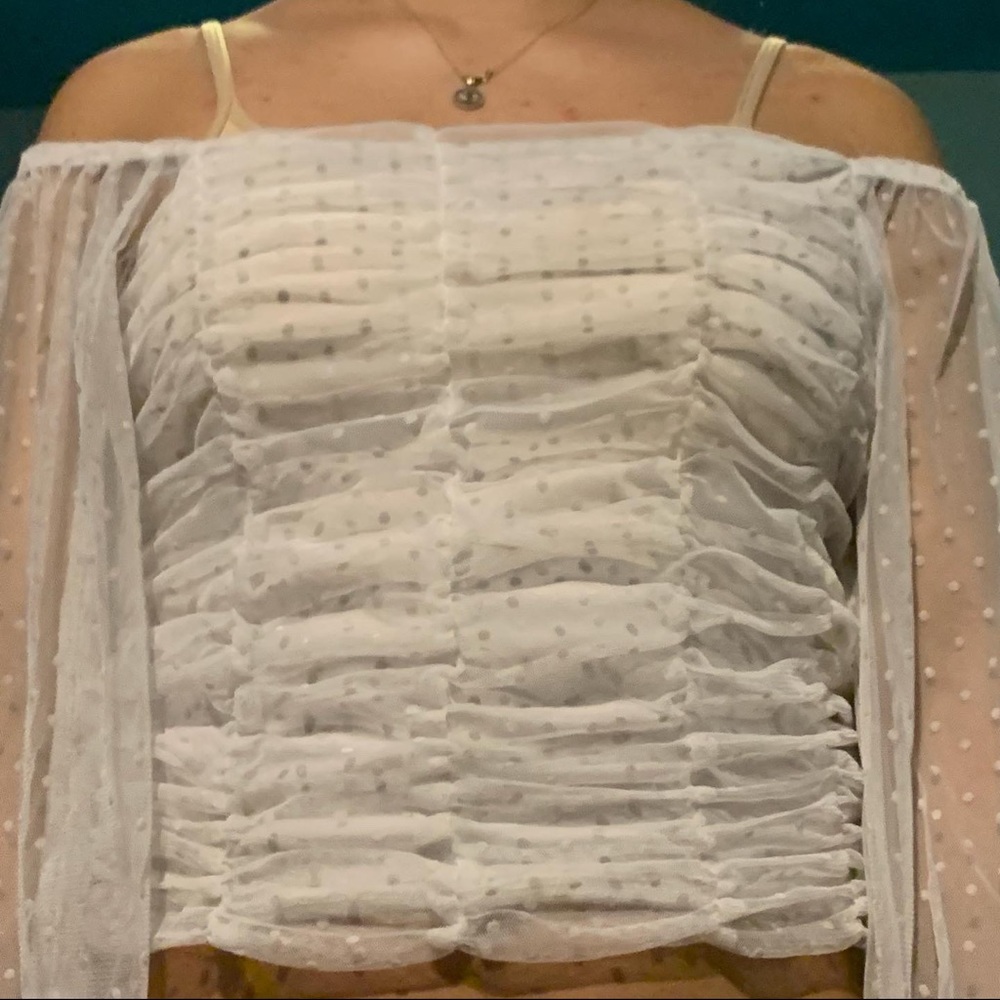 Pretty white blouse